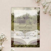 Our Story Continues | Storybook Plain Back Wedding