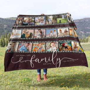 Our Story Our Family Our Love Family Name Fleece Blanket
