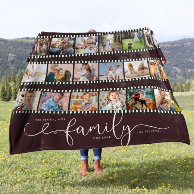 Our Story Our Family Our Love | Family Name Fleece Blanket (Creator Uploaded)