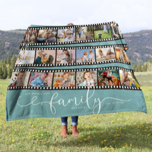 Our Story Our Family Our Love Family Name Fleece Blanket