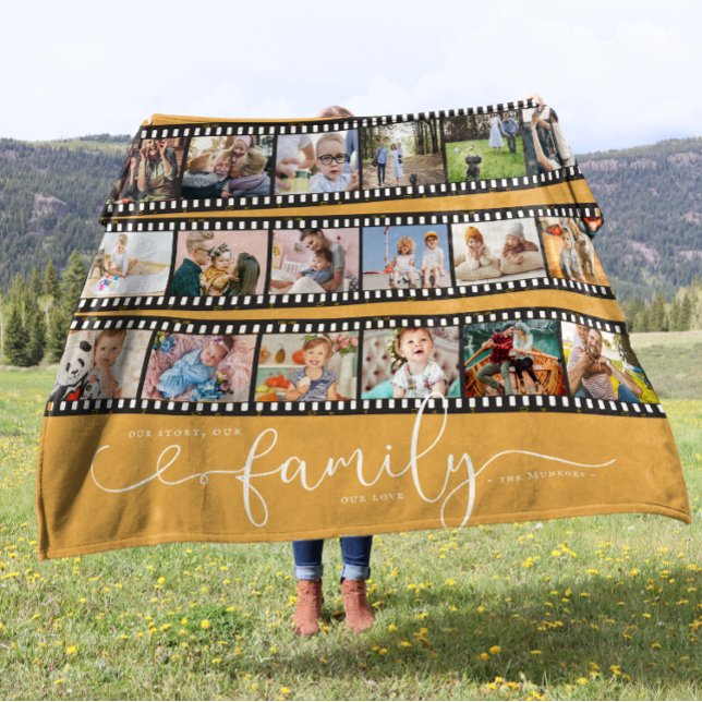 Our Story Our Family Our Love | Family Name Fleece Blanket (Creator Uploaded)