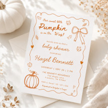 Our Sweet Little Pumpkin Doodle Baby Shower
