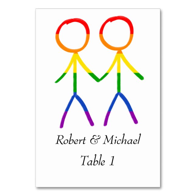 Our Table Number (Front)