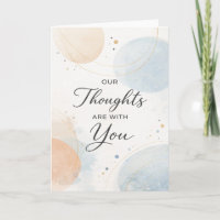 Our Thoughts are with You - modern