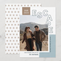 Our Travel Escape | Boho Modern Photo Christmas