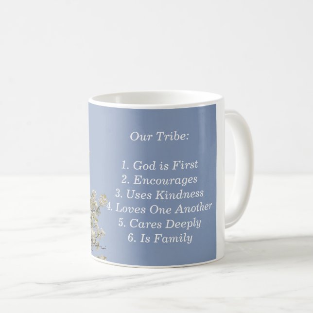 Our Tribe, Uplifting, KIndness, Encouragement Coffee Mug (Front Right)