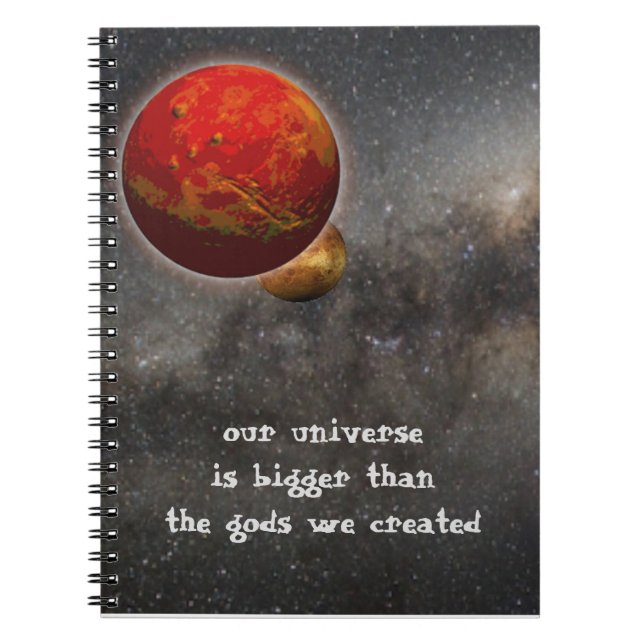 our universe... spiral notebook (Front)