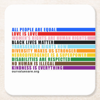 Our Values Are Coaster