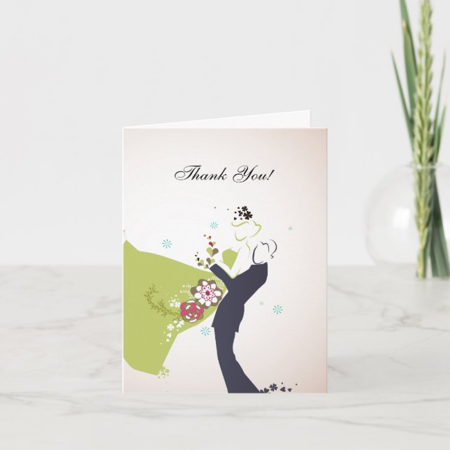Our Wedding Day - Thank You card (Front)