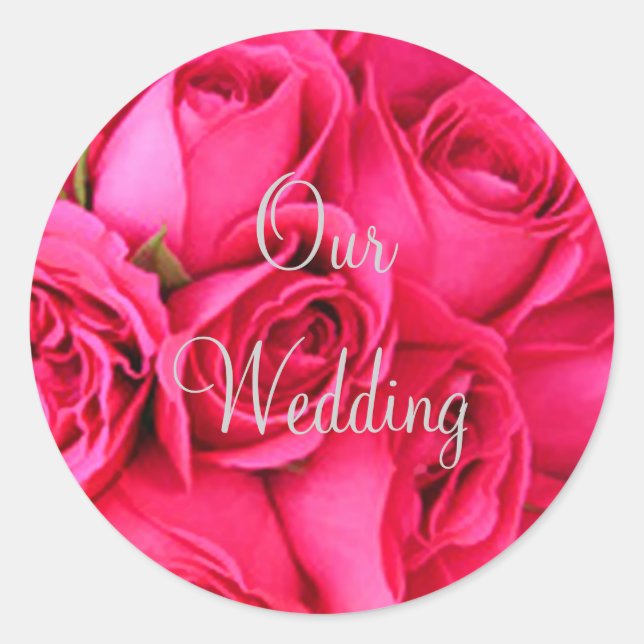 Our Wedding Envelope Seal Stickers (Front)
