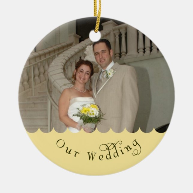 Our Wedding Ornament (Front)