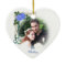Our wedding Photo Ornament blue roses