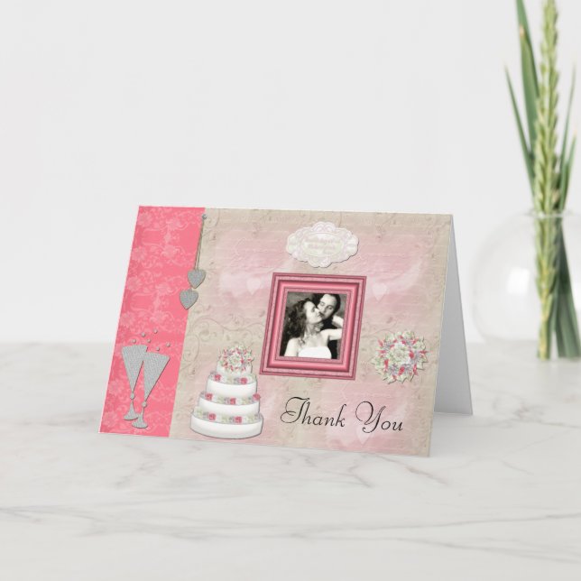 Our Wedding Thank You Photo Frame (Front)