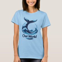 Our World Whale Tail Ocean Conservation
