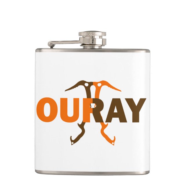 Ouray Colorado Hip Flask (Front)