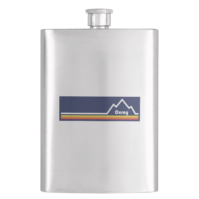 Ouray, Colorado Hip Flask (Front)