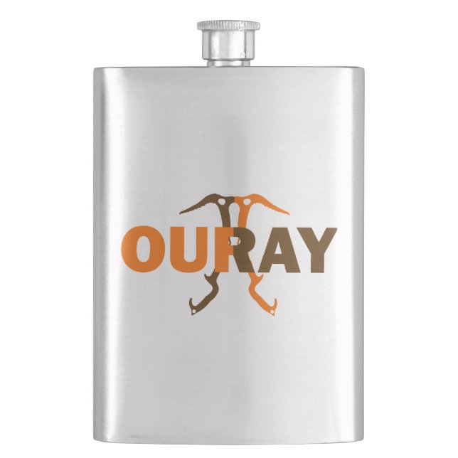Ouray Colorado Hip Flask (Front)