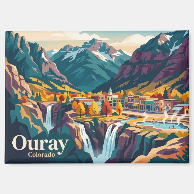 Ouray Colorado Magnet (Front)