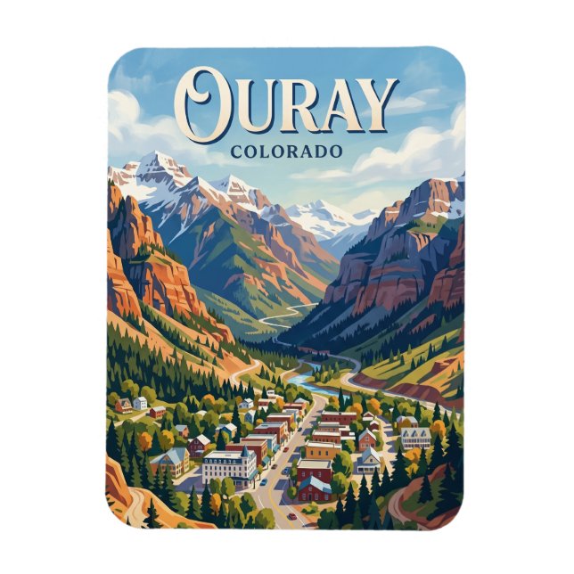 Ouray Colorado Magnet (Vertical)