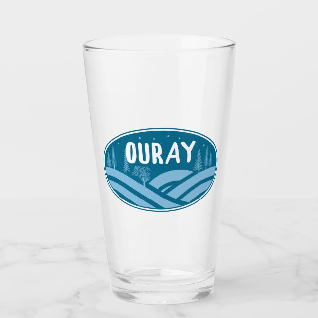 Ouray Colorado Outdoors Glass (Front)
