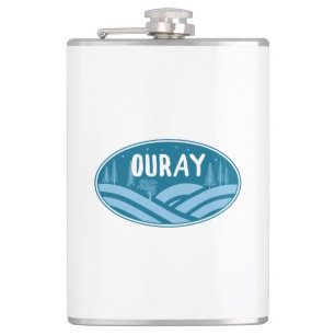 Ouray Colorado Outdoors Hip Flask