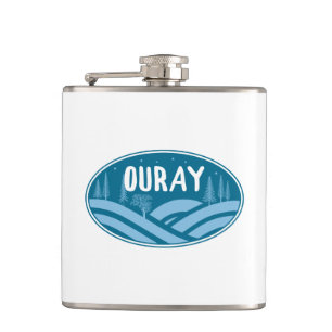 Ouray Colorado Outdoors Hip Flask