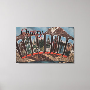 Ouray, ColoradoLarge Letter ScenesOuray, CO Canvas Print