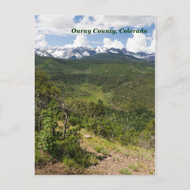 Ouray County, Colorado Postcard (Front)