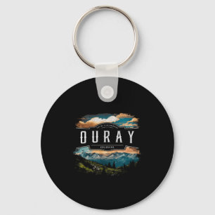 Ouray Mountains Colorado Hiking Outdoors Vintage  Key Ring