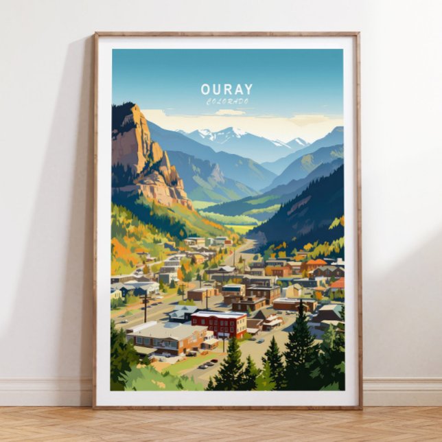 Ouray Travel Poster, Ouray Colorado Poster, Ouray  Poster (Creator Uploaded)