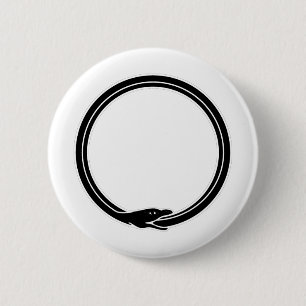 Ouroboros 6 Cm Round Badge
