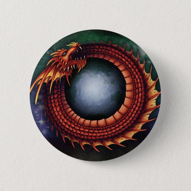 Ouroboros Button (Front)