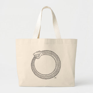 Ouroboros Revolutionary Symbol by KPC Studios Large Tote Bag
