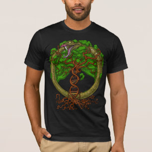 Ouroboros Snake Tree Of Life T-Shirt