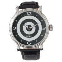 Ourprey Timepiece Shooting Target Bullet Holes