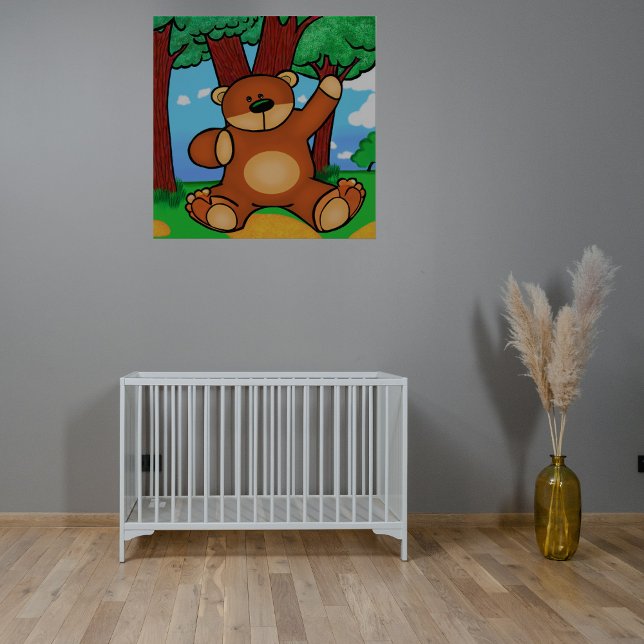 Ours dans la prairie - Bear in grassland Poster (Creator Uploaded)