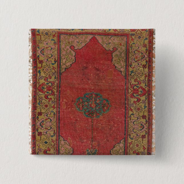 Oushak Rug 15 Cm Square Badge (Front)