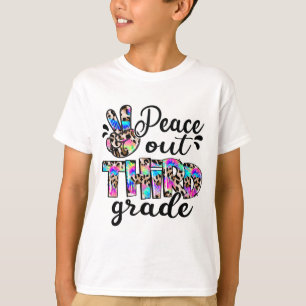Out 3rd Grade Tie Dye Happy Last Day Of School T-Shirt