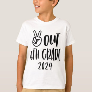 Out 6th Grade Tie Dye Graduation Last Day Of Schoo T-Shirt