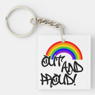 Out and Proud Key Ring