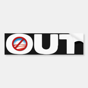 OUT - Anybody but Obama - 2012 Bumper Sticker