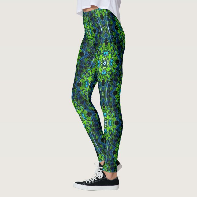 Out at the tidepools... leggings (Left)