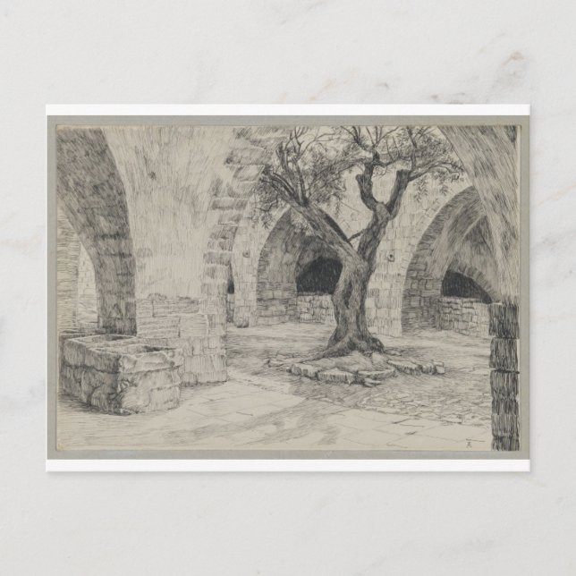 Out-building of the Armenian Convent, Jerusalem Postcard (Front)