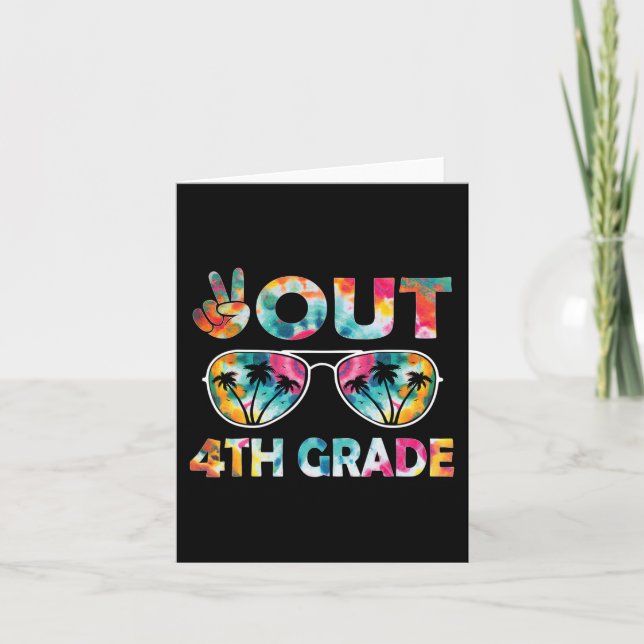 Out Fourth 4th Grade Cl Of 2023 Good  Card (Front)