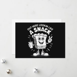 Out Here Lookin Like A Snack Christmas Tree Cake  Holiday Card