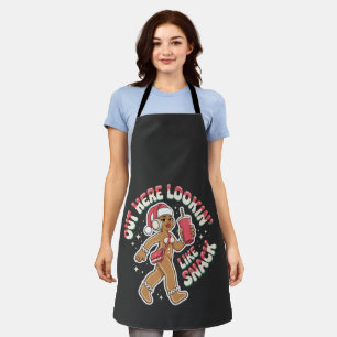 Out Here Lookin' Like a Snack Gingerbread Girl Apron
