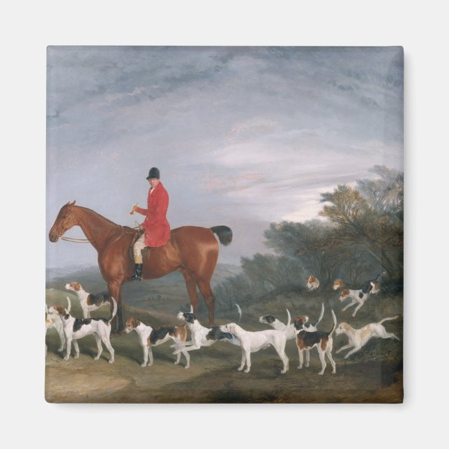 Out Hunting, 1841 Magnet (Front)