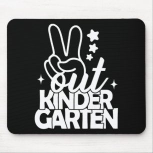 Out Kindergarten Grad Last Day Of School Teacher K Mouse Pad