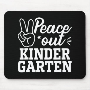 Out Kindergarten Grad Last Day Of School Teacher K Mouse Pad