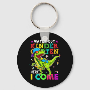 Out Kindergarten Here I Come Dinosaurs Back To Sch Key Ring